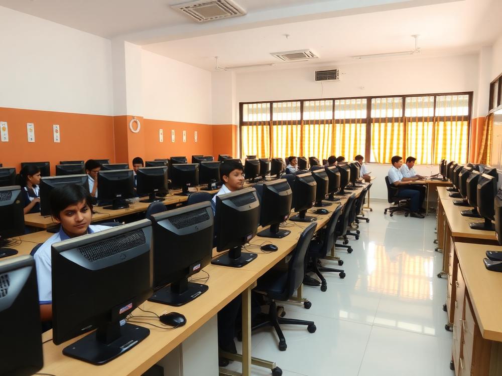 Computer lab class